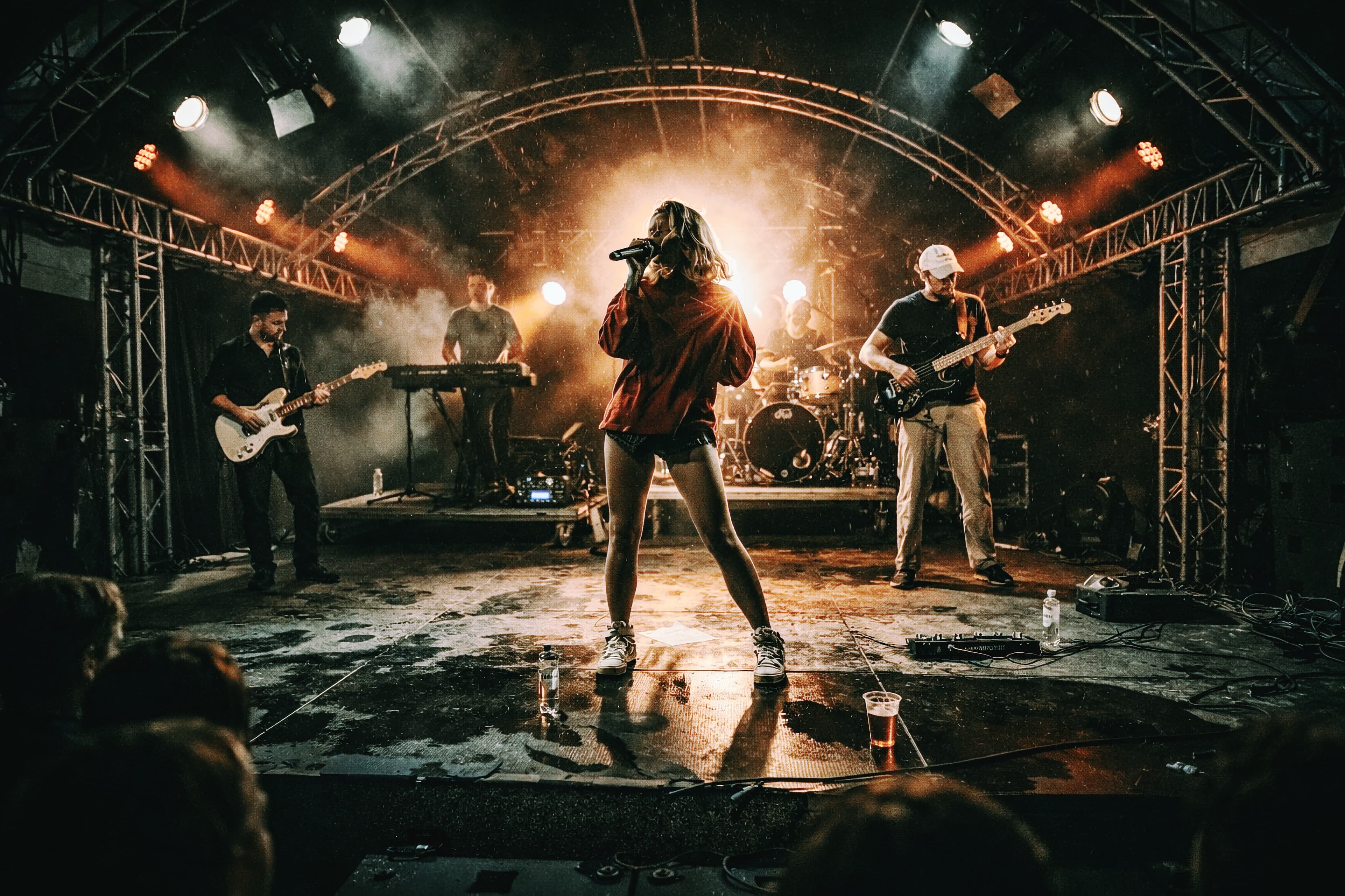 Lys over festivalområdet